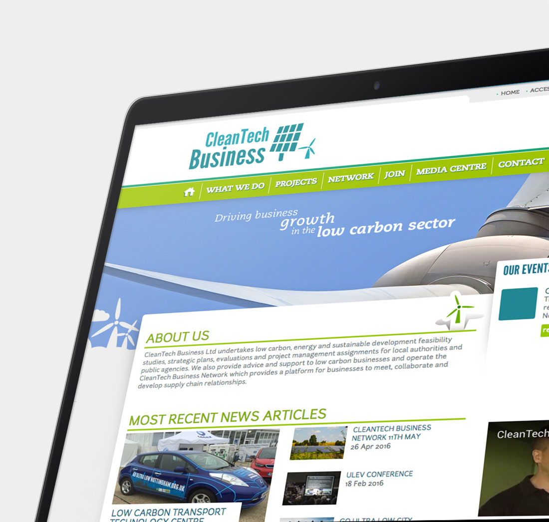 CleanTech Business Website