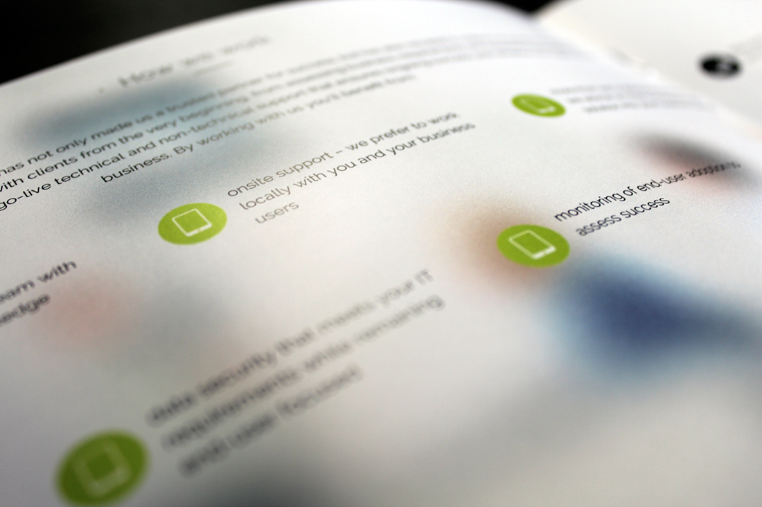 Rocksolid analytics brochure design