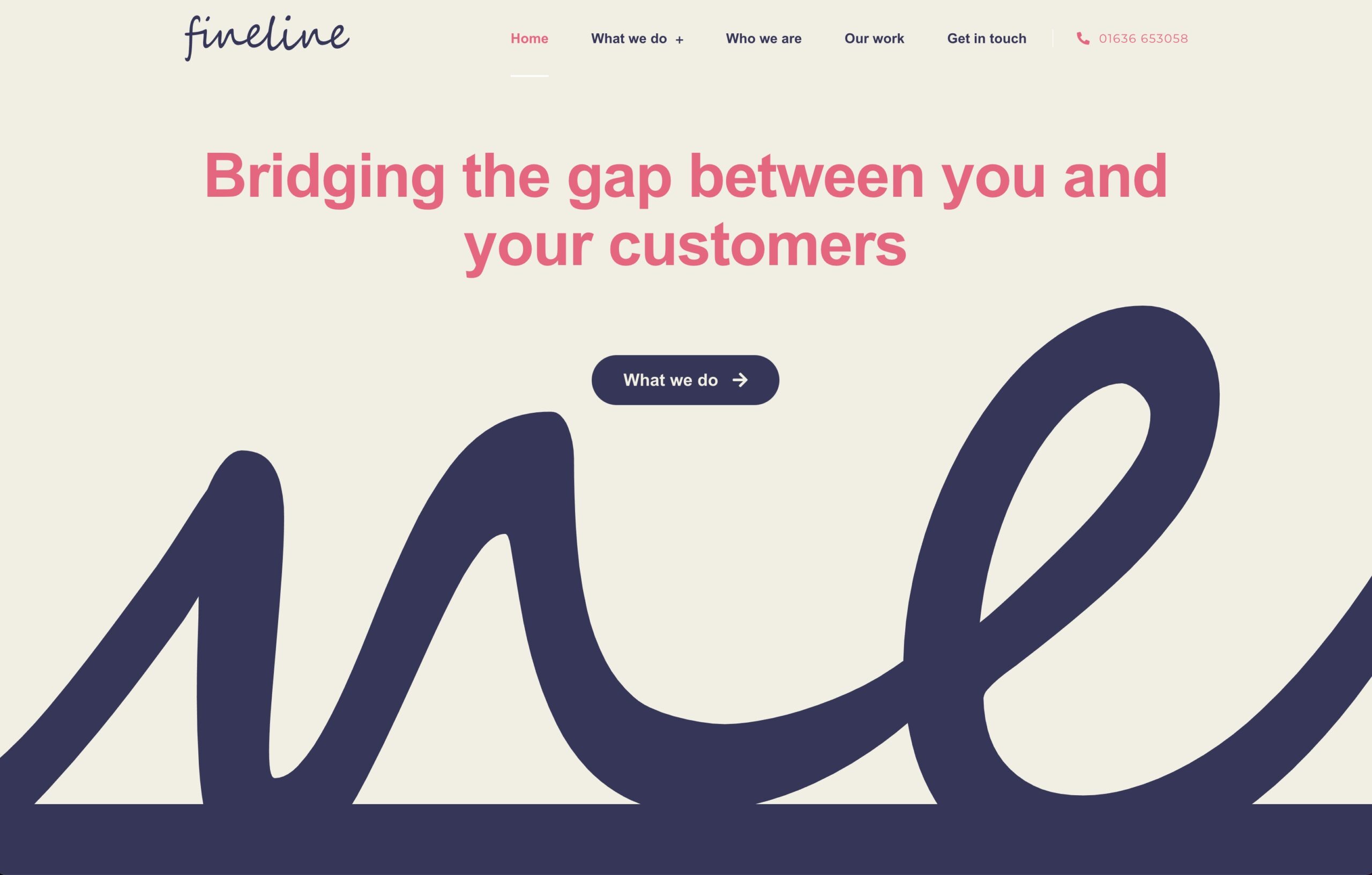 fineline market research website design
